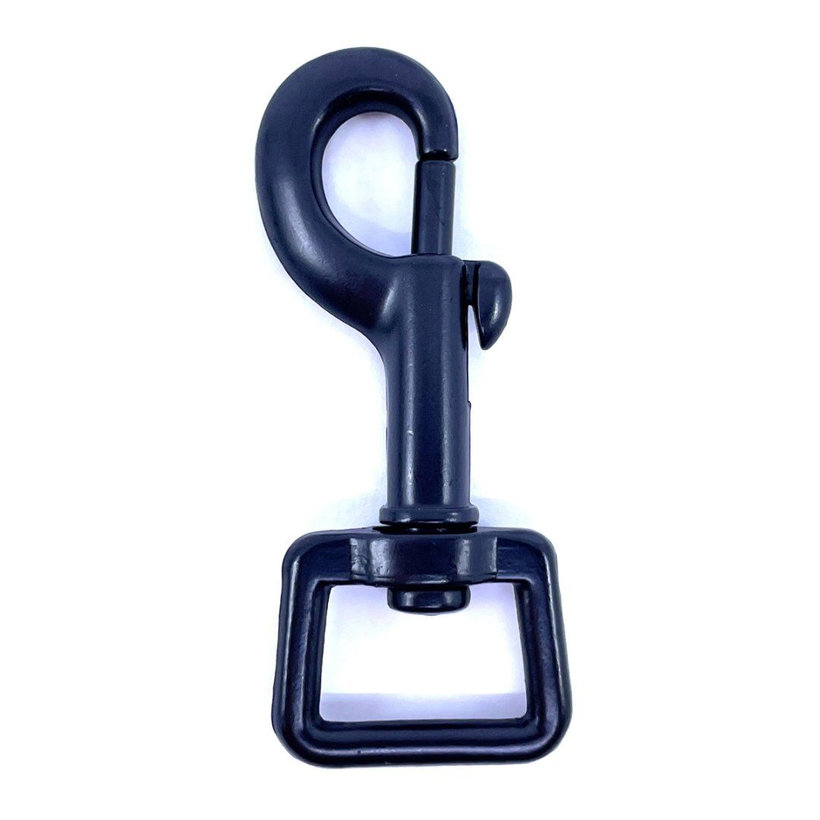 Karabína otočná čierna 53x13mm