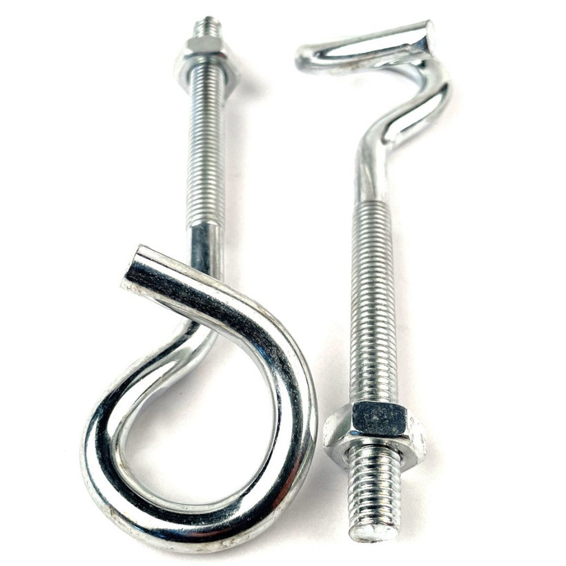 Hák hojdačkový so závitom zn M8x120mm