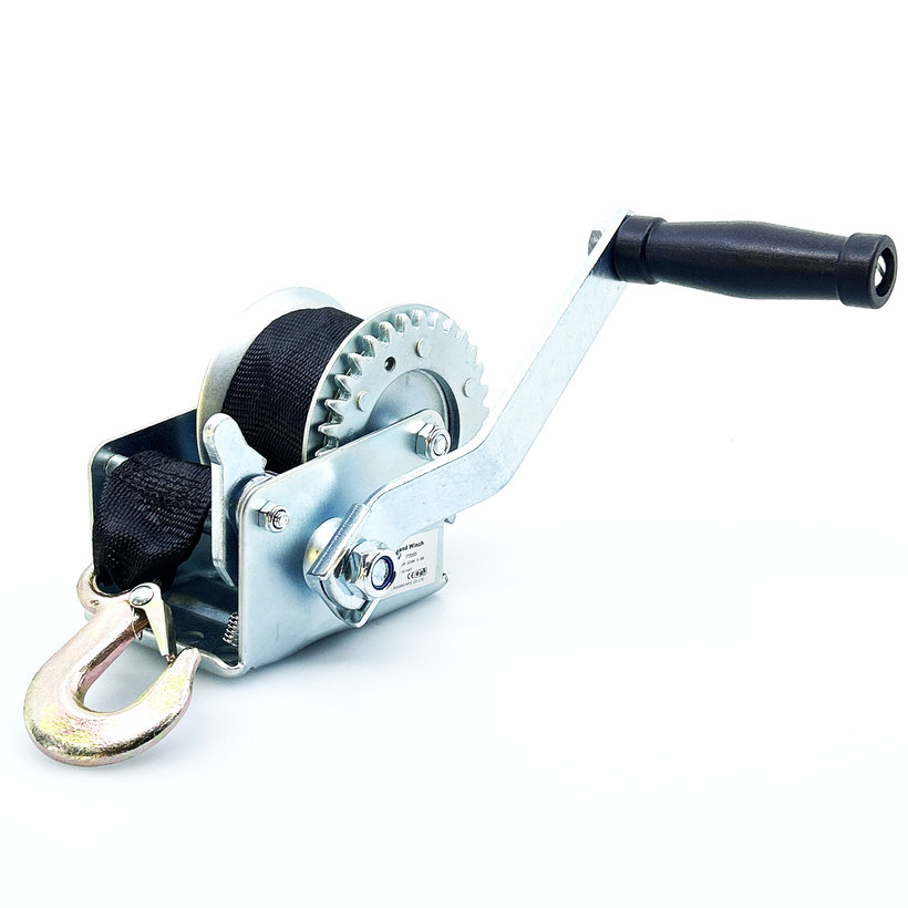 Ručný navijak s textilným pásom 550kg