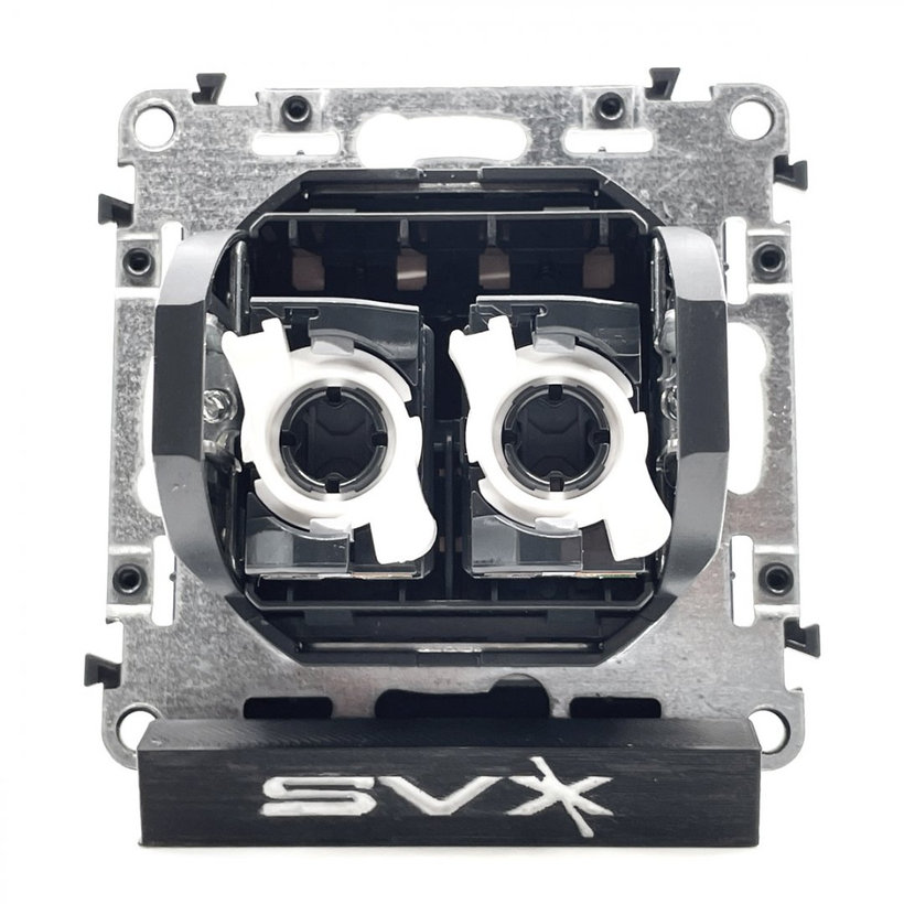 Valena LIFE zásuvka dátová 2xRJ45 Cat5e FTP biela