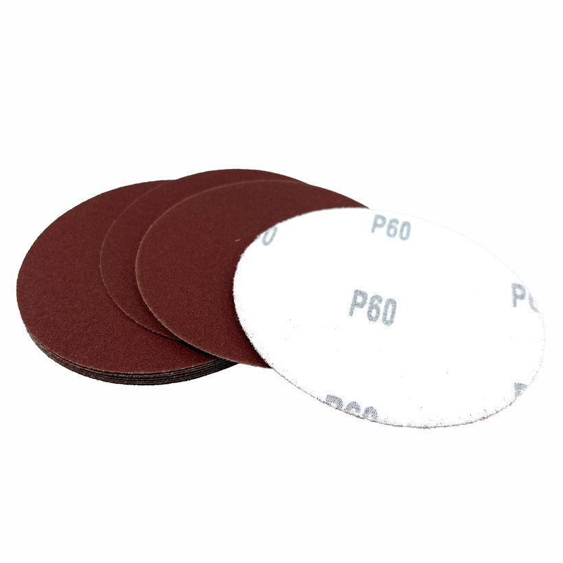 Brúsny papier na suchý zips - kruh 125 mm P60 - 10 ks