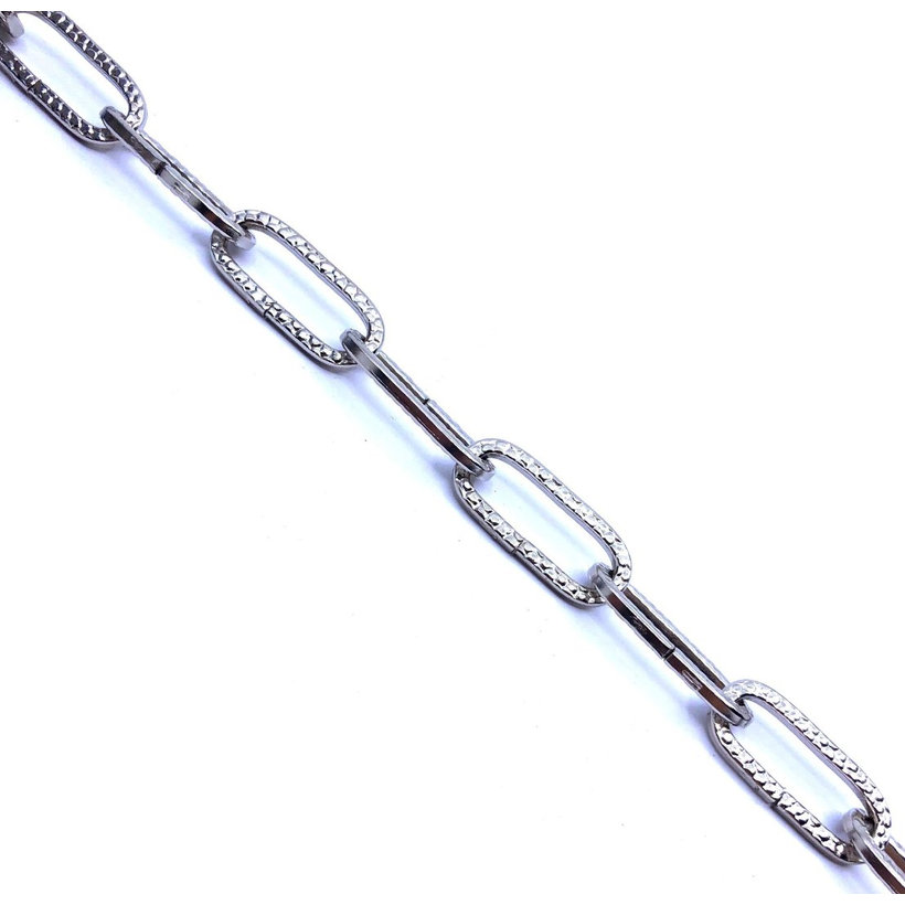 Reťaz ozdobná tepaná žltý zinok 2mm