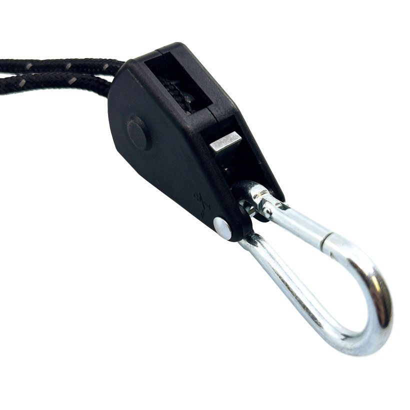 Kempingová kladka čierna 4mm/4m