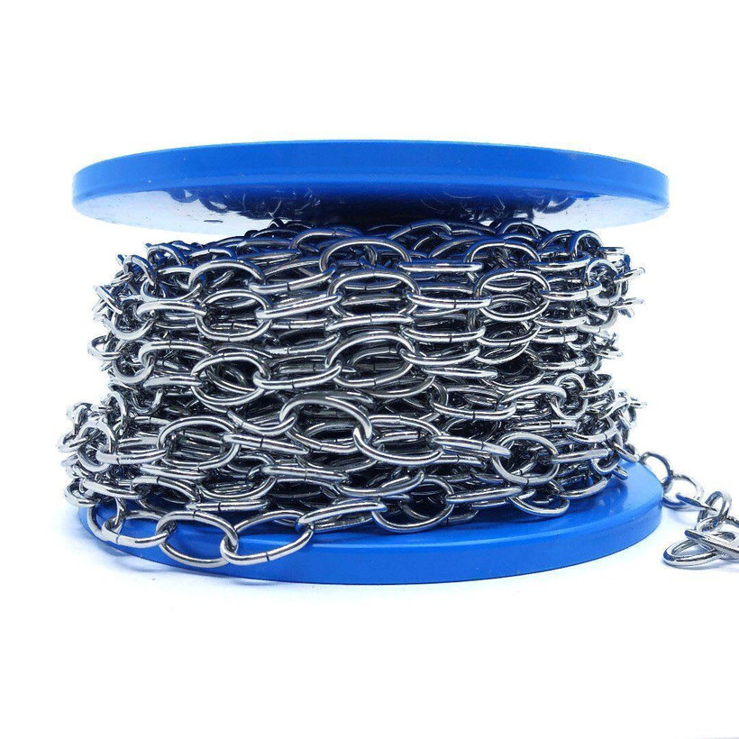 Reťaz ozdobná/poniklovaná 4mm