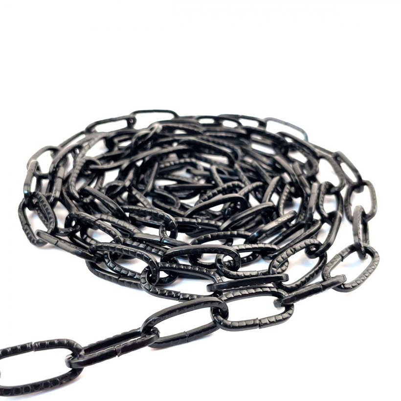 Reťaz ozdobná tepaná čierny zinok 2,8mm