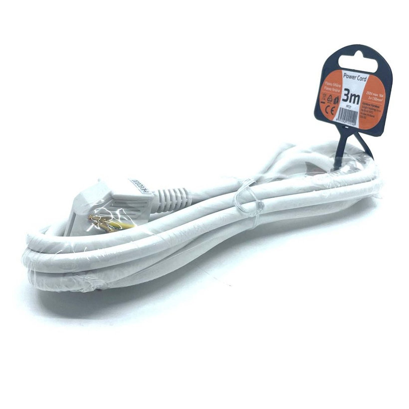 Flexo šnúra 3m 3x1,5 biela