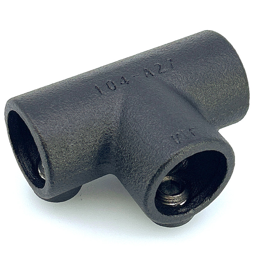Spojovací článok tvar T 27 mm - čierny