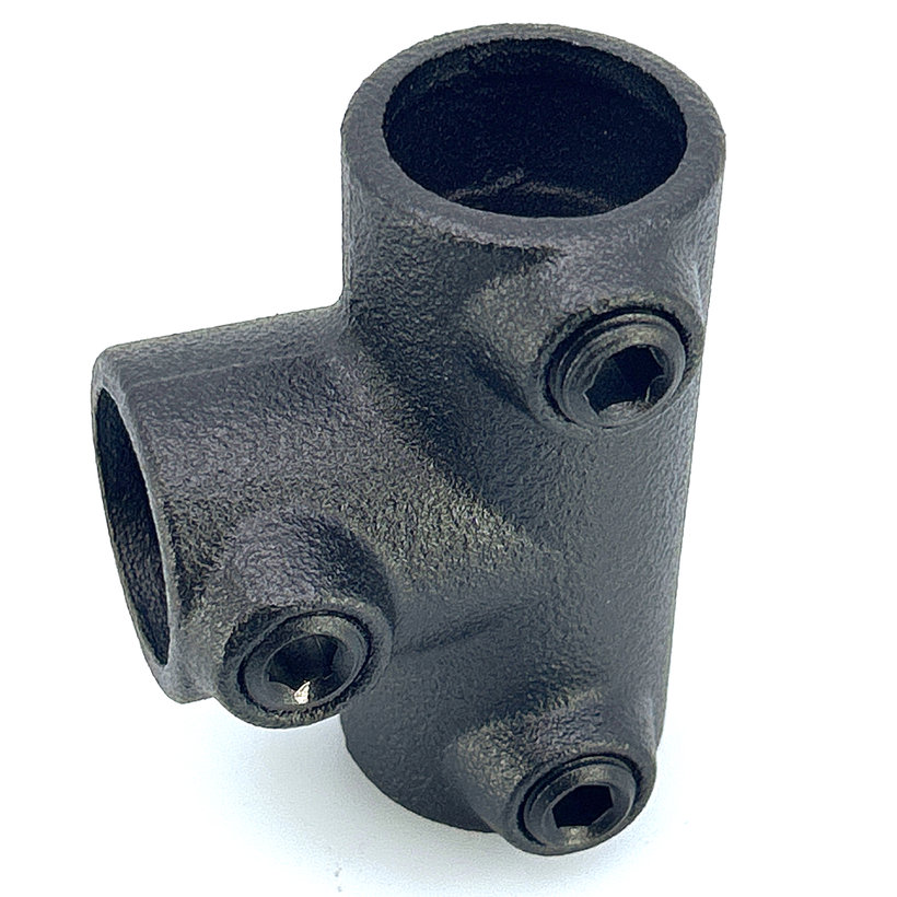 Spojovací článok tvar T 27 mm - čierny