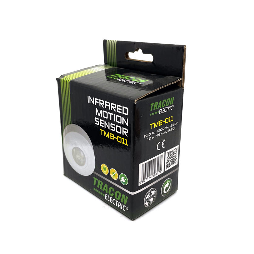 Snímač pohybu - biely 360°