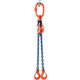 Reťazový záves oko-2 hák tr 100 so skracovačom (3 m, 5600/4000 kg, 10 mm)