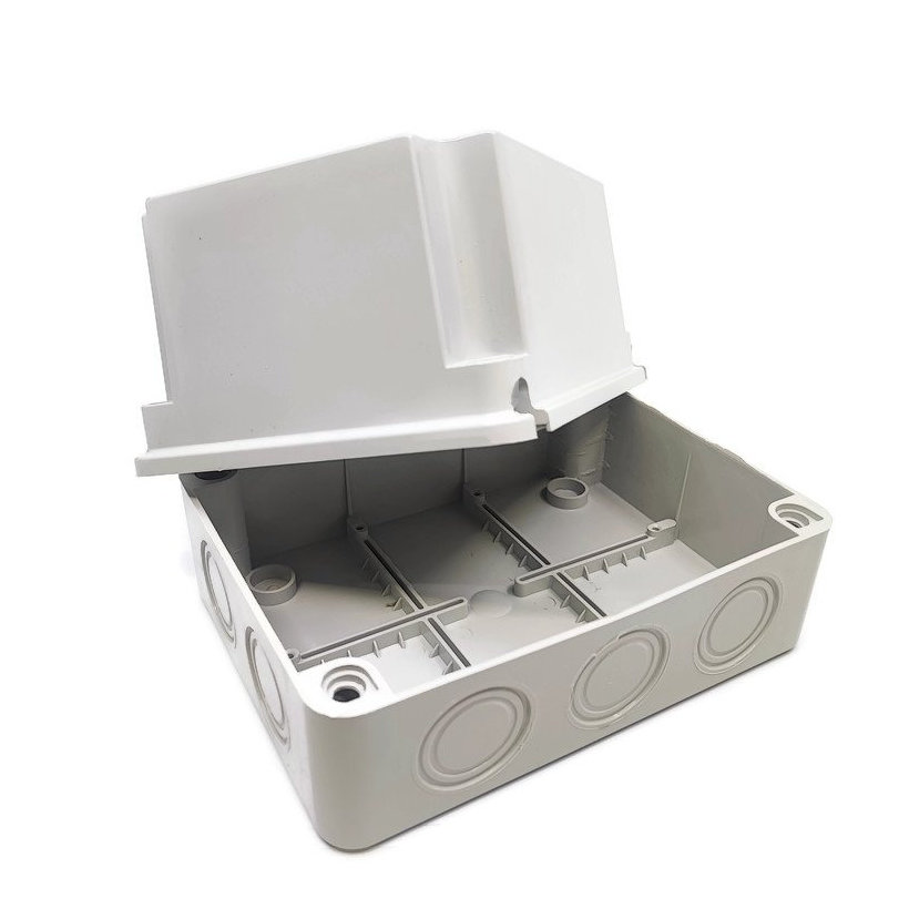 Montážna krabica vysoká IP55 nepriehľadná 80x120x120mm