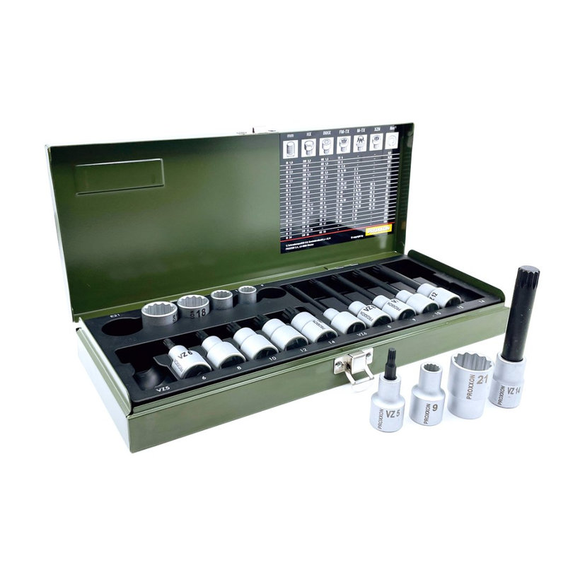 Sada nástrčných kľúčov a bitov 1/2"