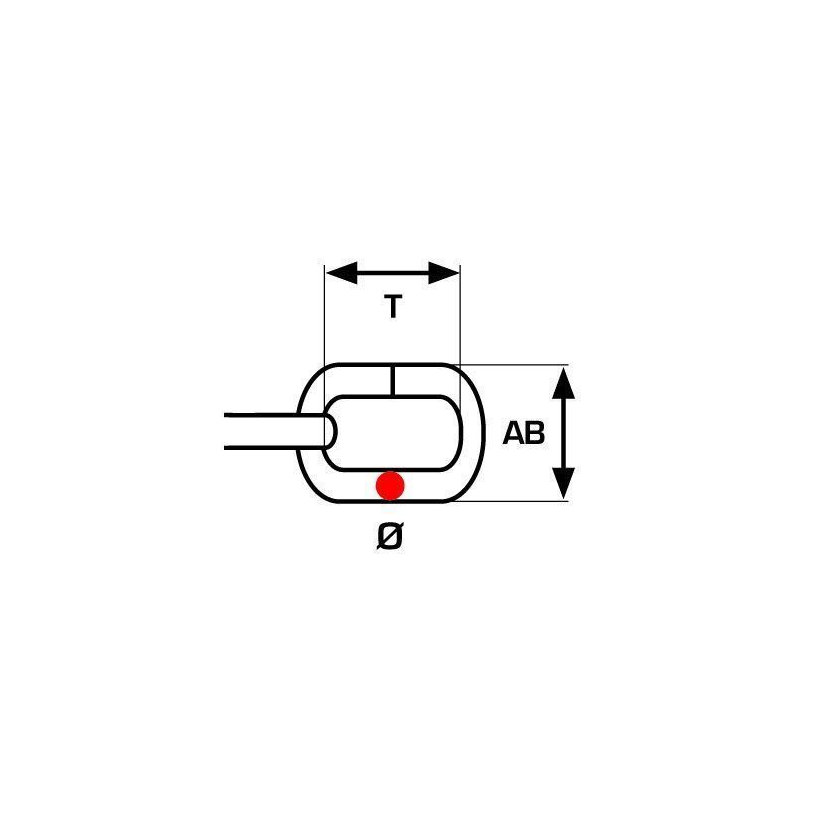 Reťaz hodinárska U žltý zinok 1,1mm
