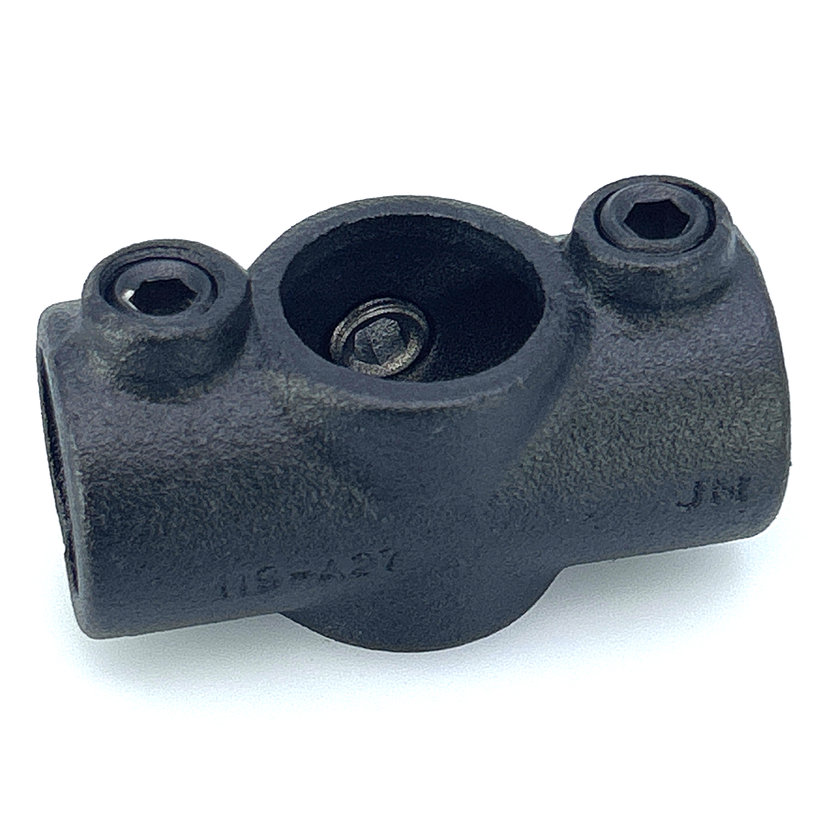 Spojovací článok tvar X 27 mm - čierny