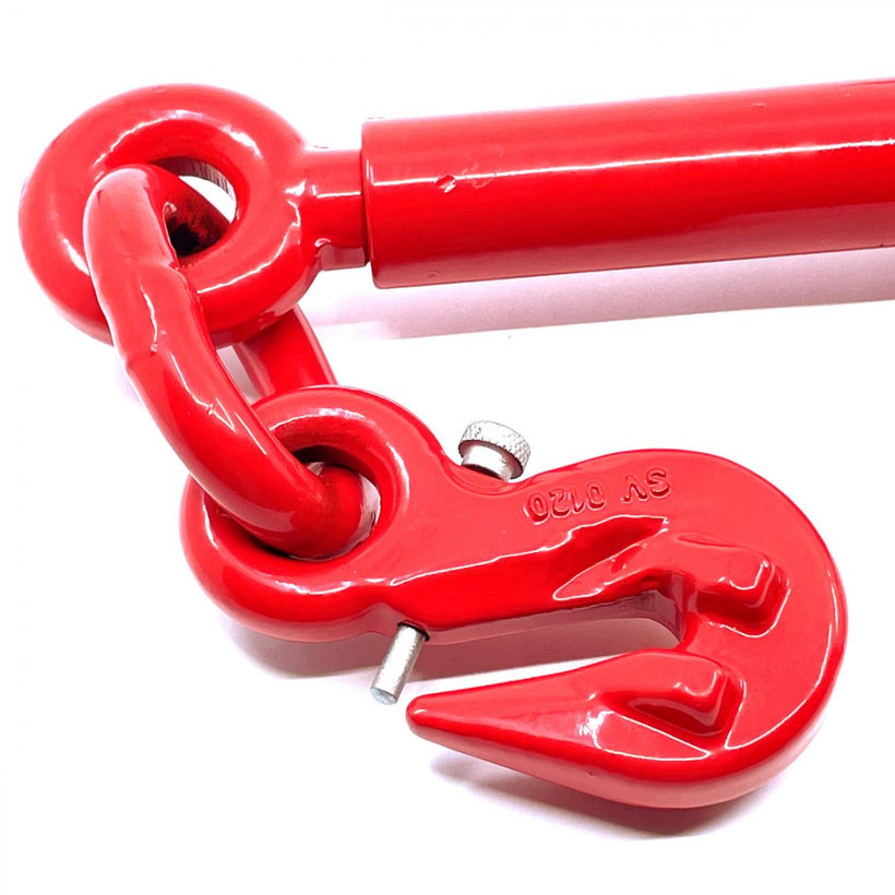 Račňový napínač H-H tr 80 červený 16mm