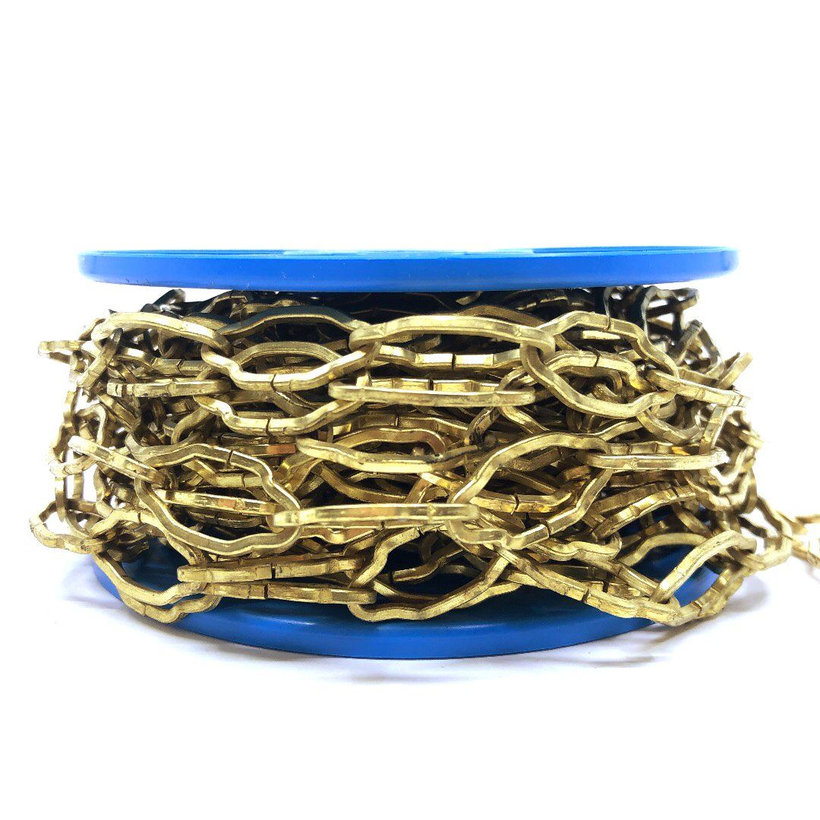 Reťaz ozdobná lustrová/žltý zinok 2,8mm