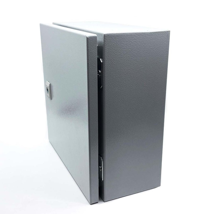 Oceľovo-plechová rozvodnica, sivá 300x300x150mm