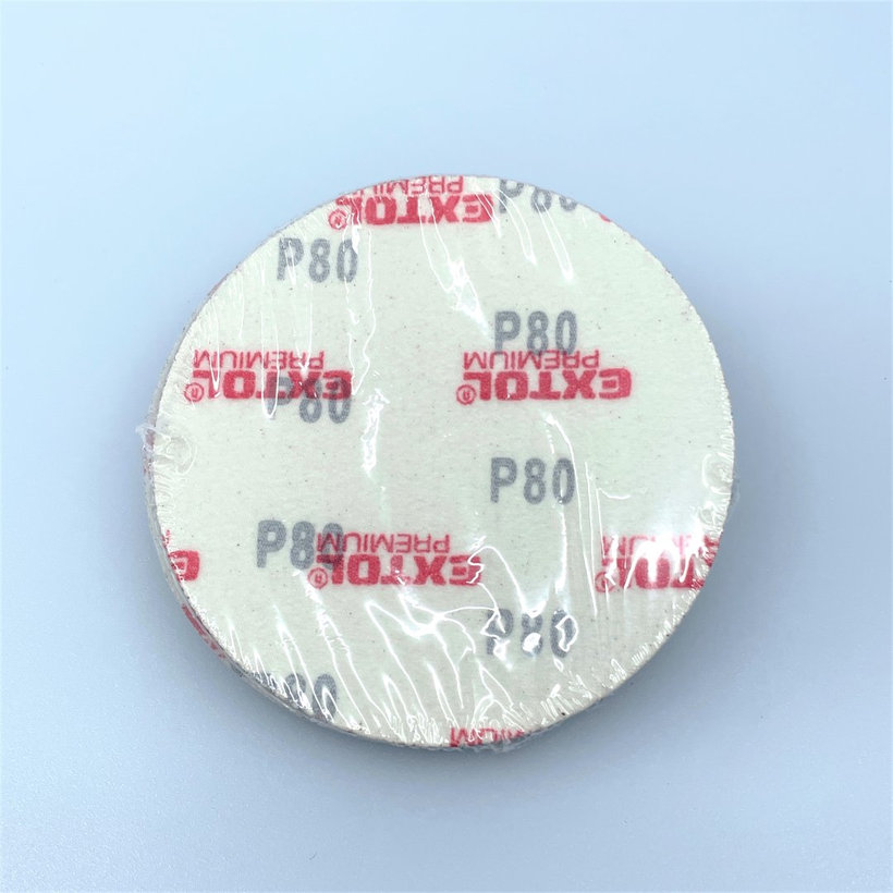 Brúsny papier na suchý zips - kruh 115mm P80 10ks