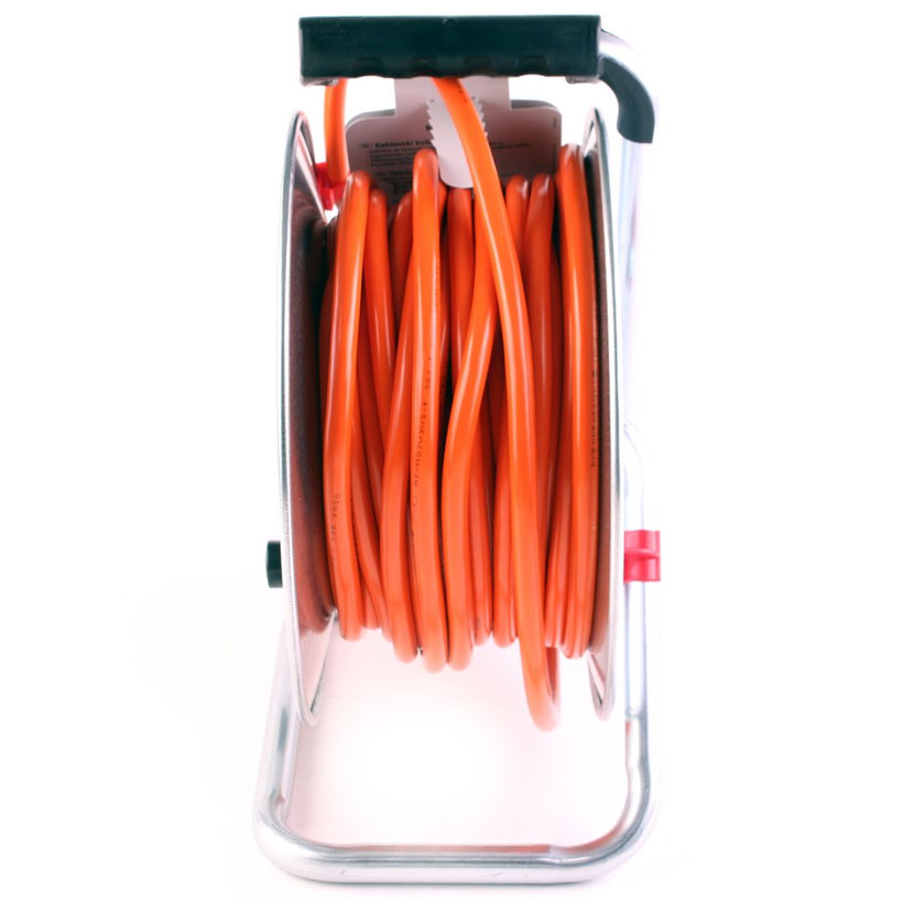 Predlžovací kábel na bubne Bremaxx sivý 25m