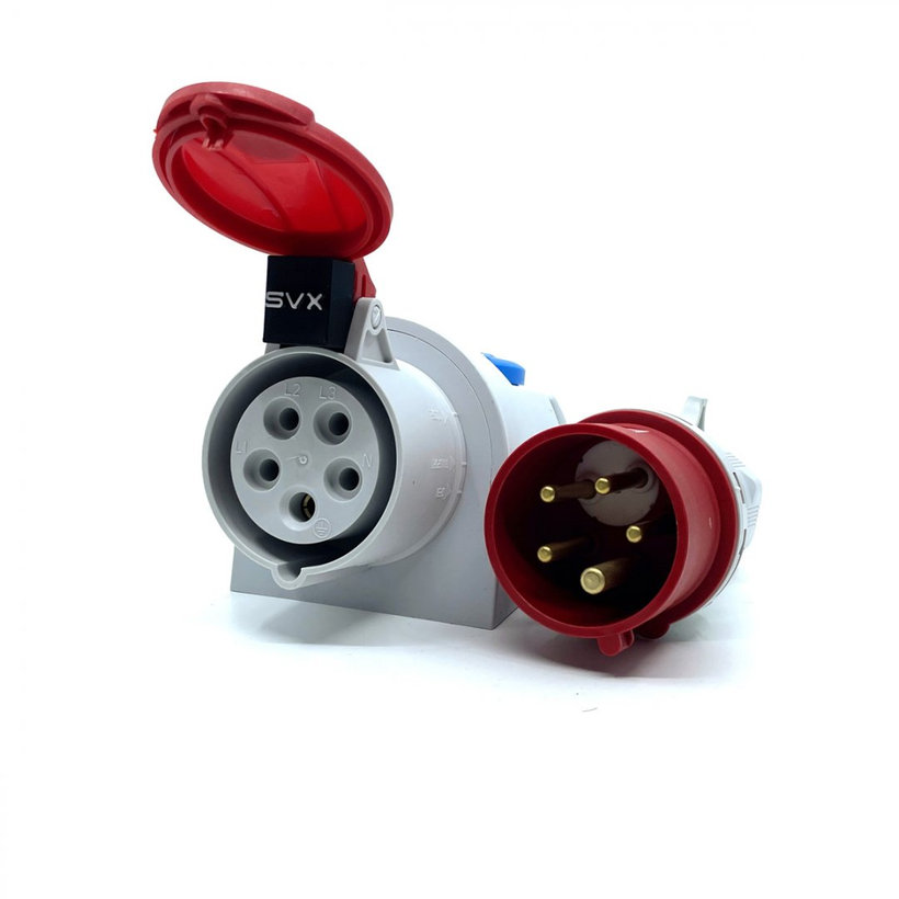 Zásuvka nástenná IZVZ 1653 16A 5p + 230V