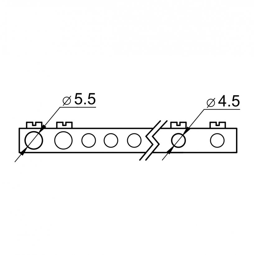 Rozvodná skriňa nadomietková plastová 150x205x75mm