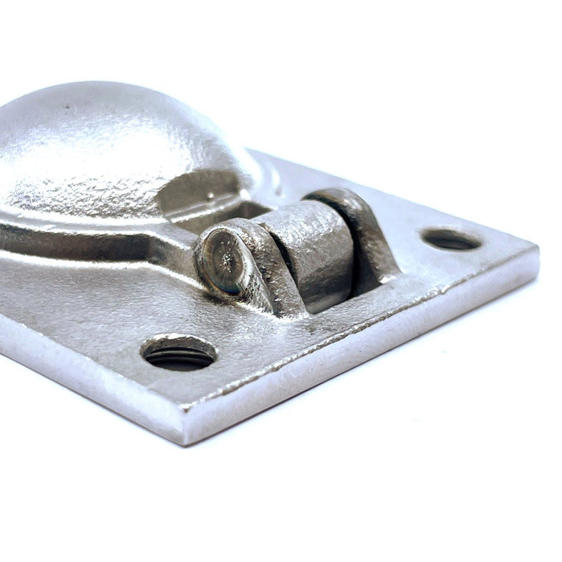 Zapustená príchytka A4 nerez 38x47