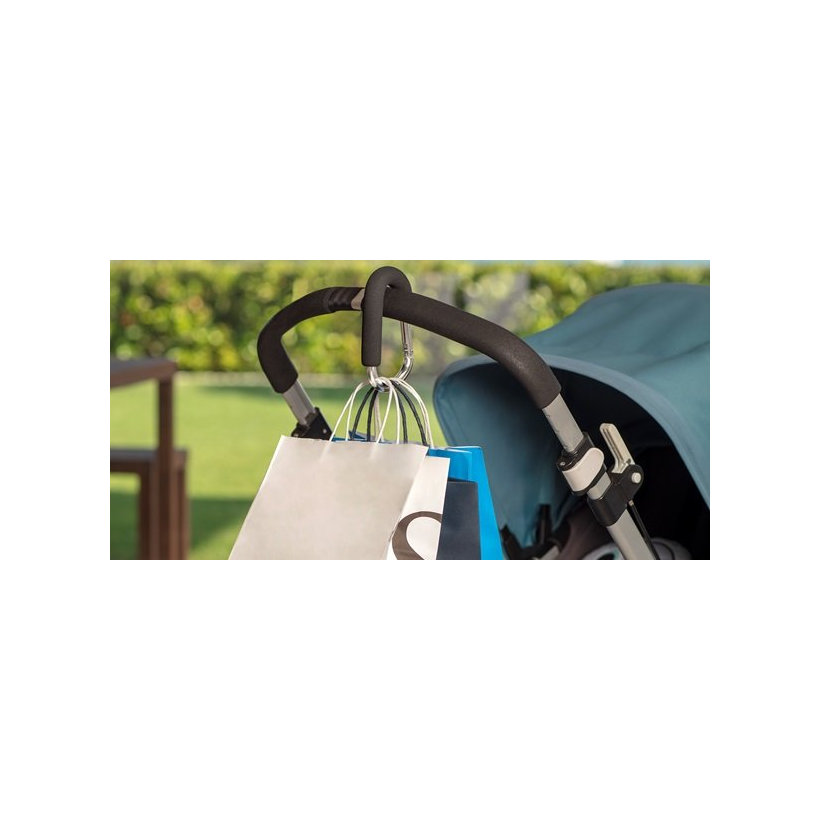 Viacúčelová karabína na detský kočík