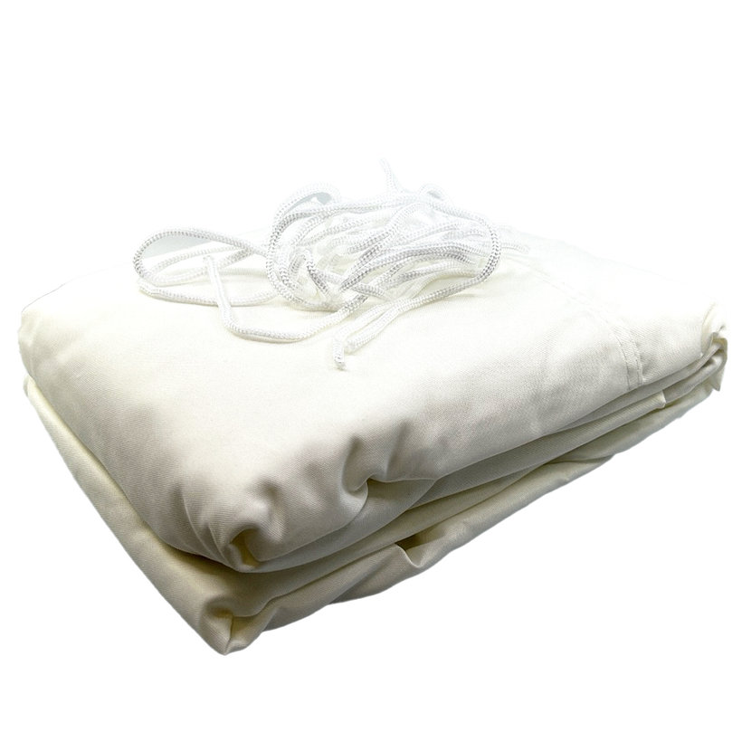 Tieniaca plachta nepremokavá biela 3x3x3 m