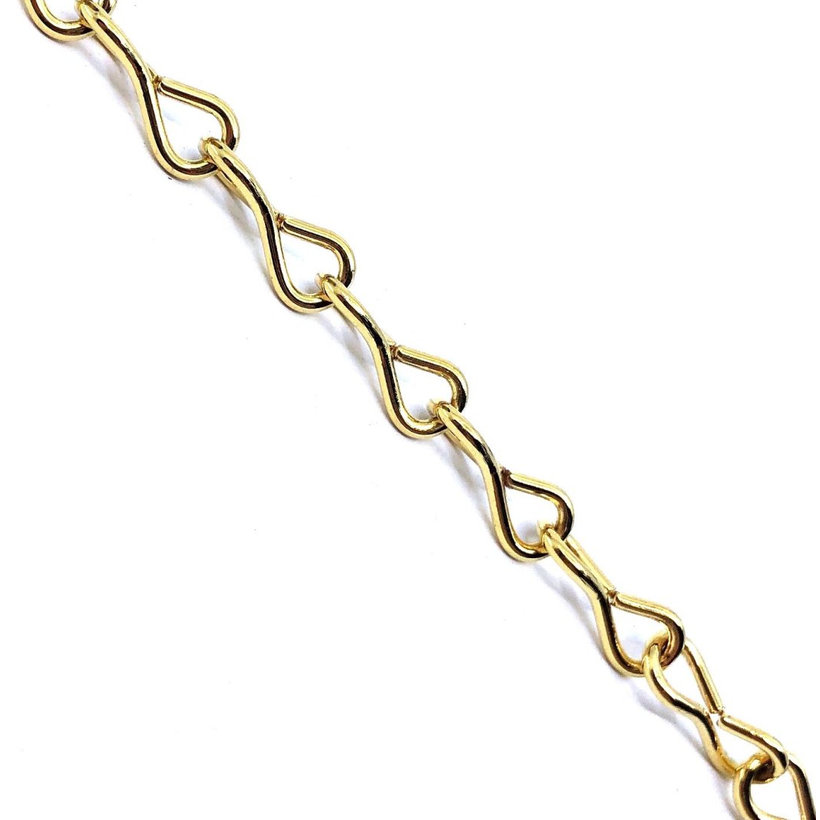 Reťaz hodinárska D žltý zinok 1,3mm