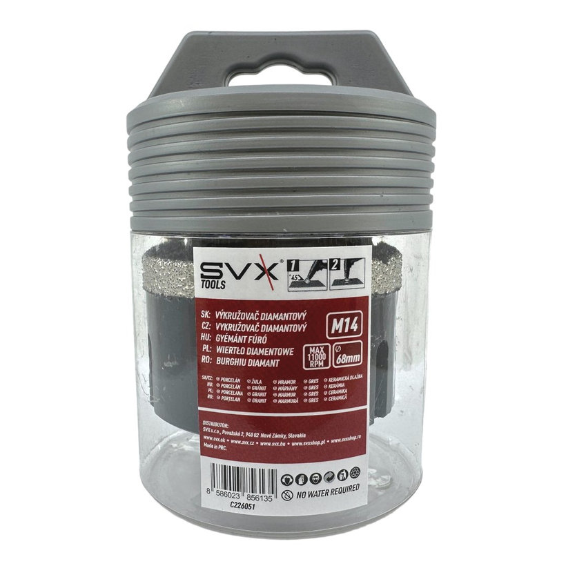 Vyrezávač diamantový M14-68mm