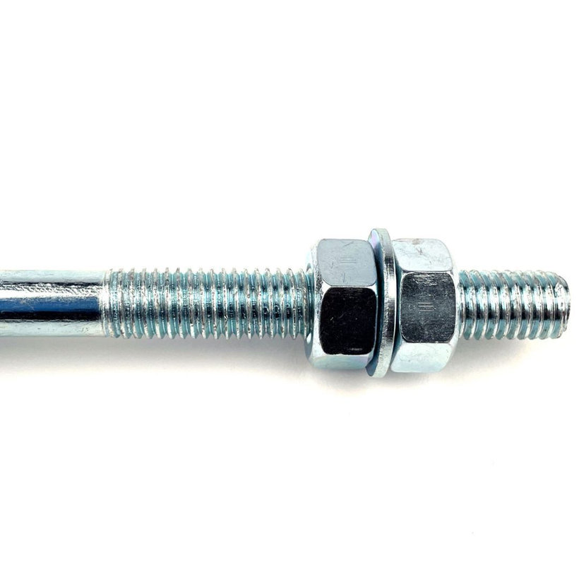 Hák hojdačkový s karabínou pozinkovaný M12x280mm