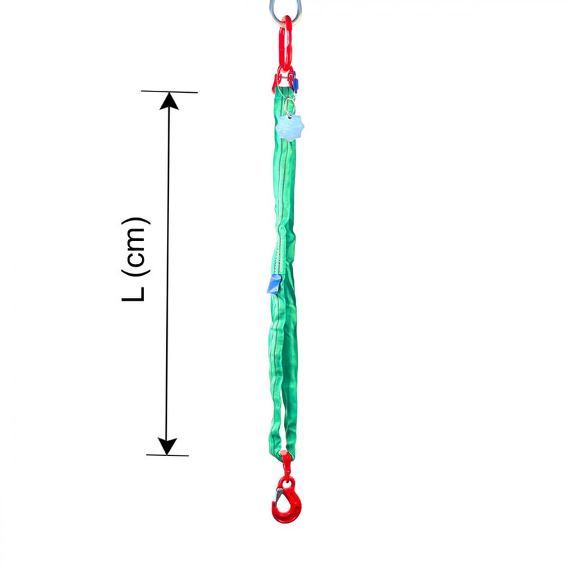 Textilný záves OKO-HÁK 2000 kg, 1 m