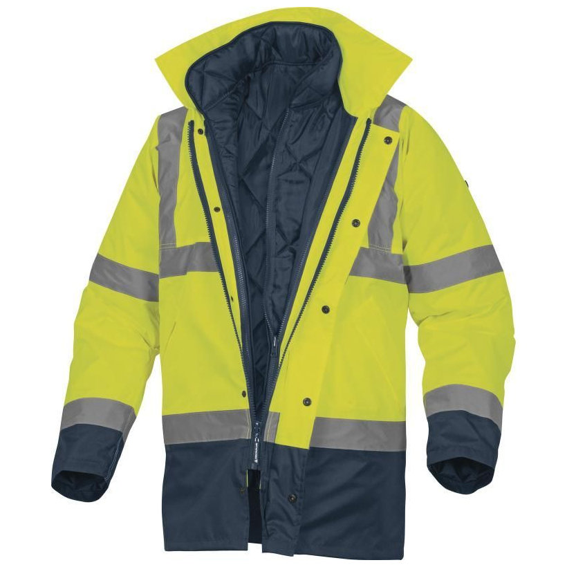 Reflexná bunda RUNWAY žltá M