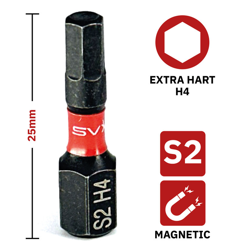 Bit magnetický H4x25 mm