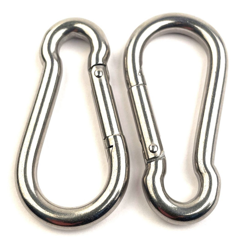 Nerezová karabína DIN 5299C A4 4 mm