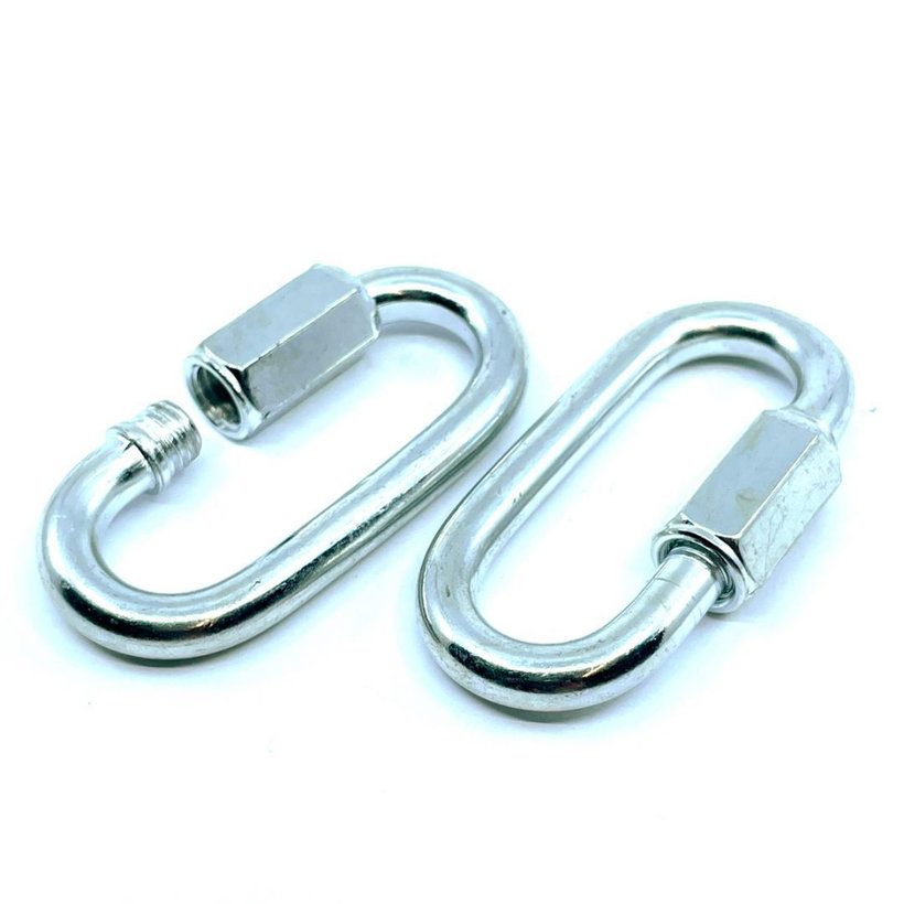 Karabína s maticou pozinkovaná 8 mm