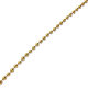 Reťaz guličková žltý zinok 2,4mm