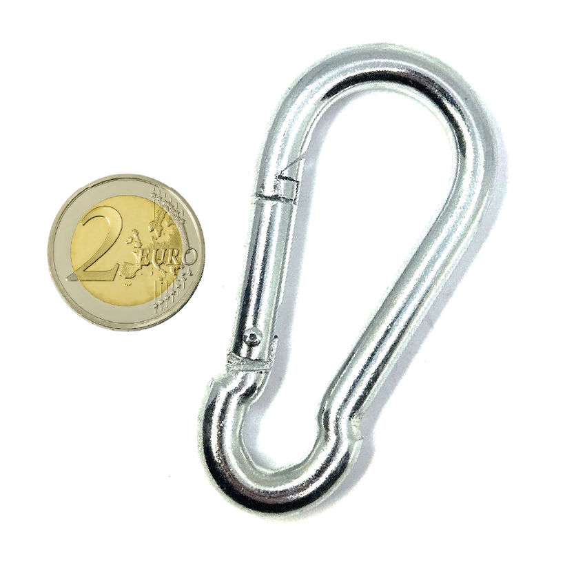 Karabína hasičská pozinkovaná DIN 5299C 8mm