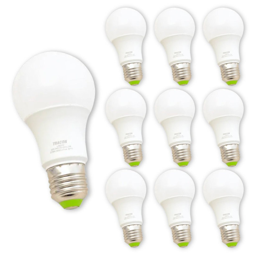 LED žiarovka E27 10W neutrálna biela 10ks balenie