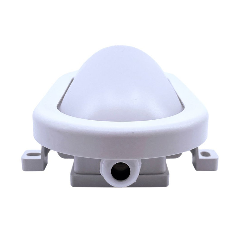 Plastové chránené LED svietidlo - oválne