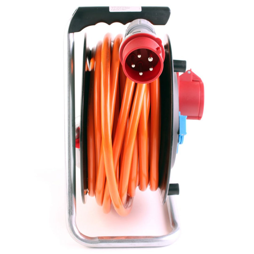 Predlžovací kábel na bubne so zásuvkami 25m