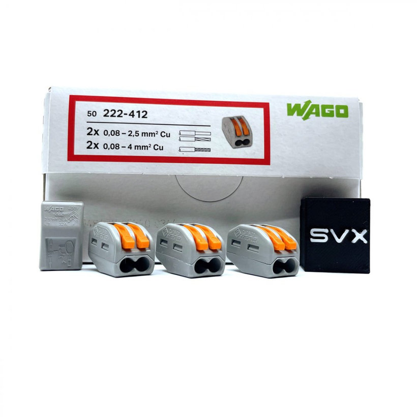 Spojovacia svorka zaklapávacia - 2 vodiče