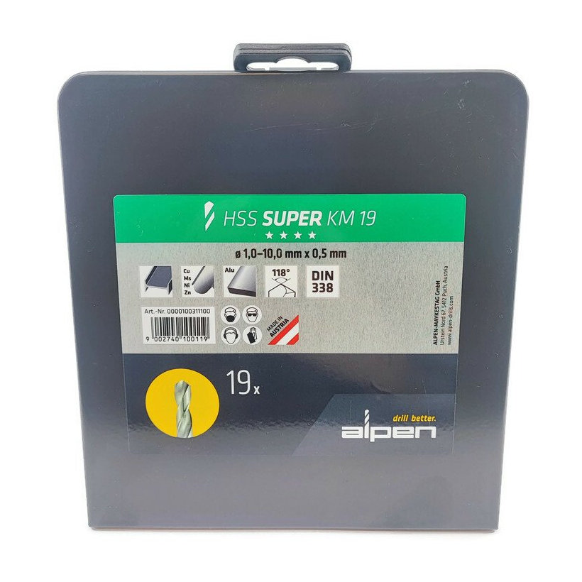 Sada vrtákov do kovu Sprint Master - 19 dielna