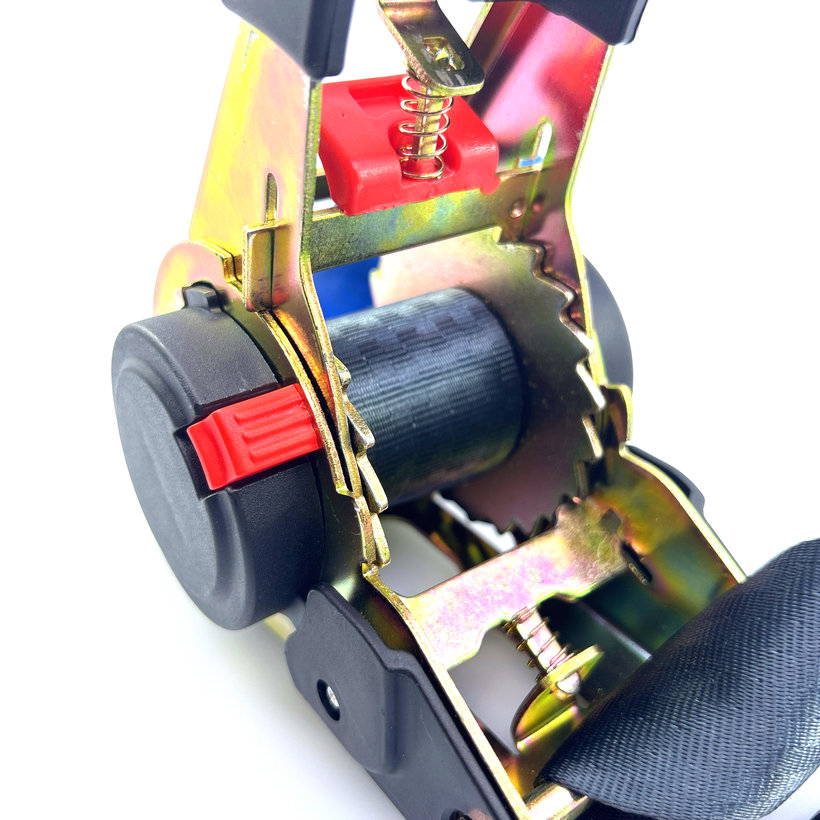 Upínací samonavíjací pás /gurtňa/ s navíjačom a hákmi 1,8M