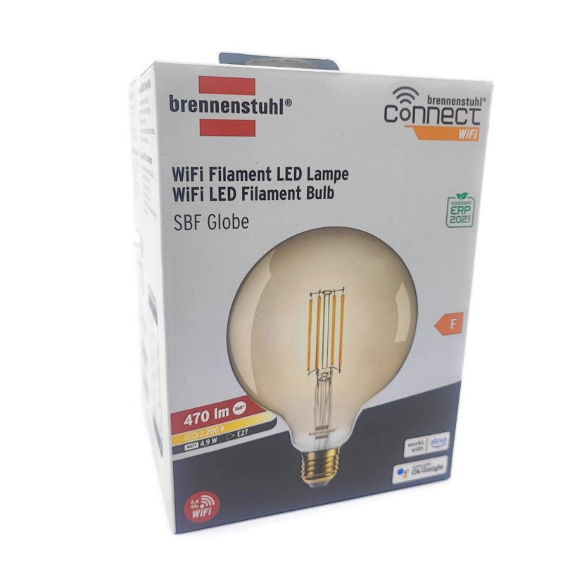 LED žiarovka WiFi vintage E27