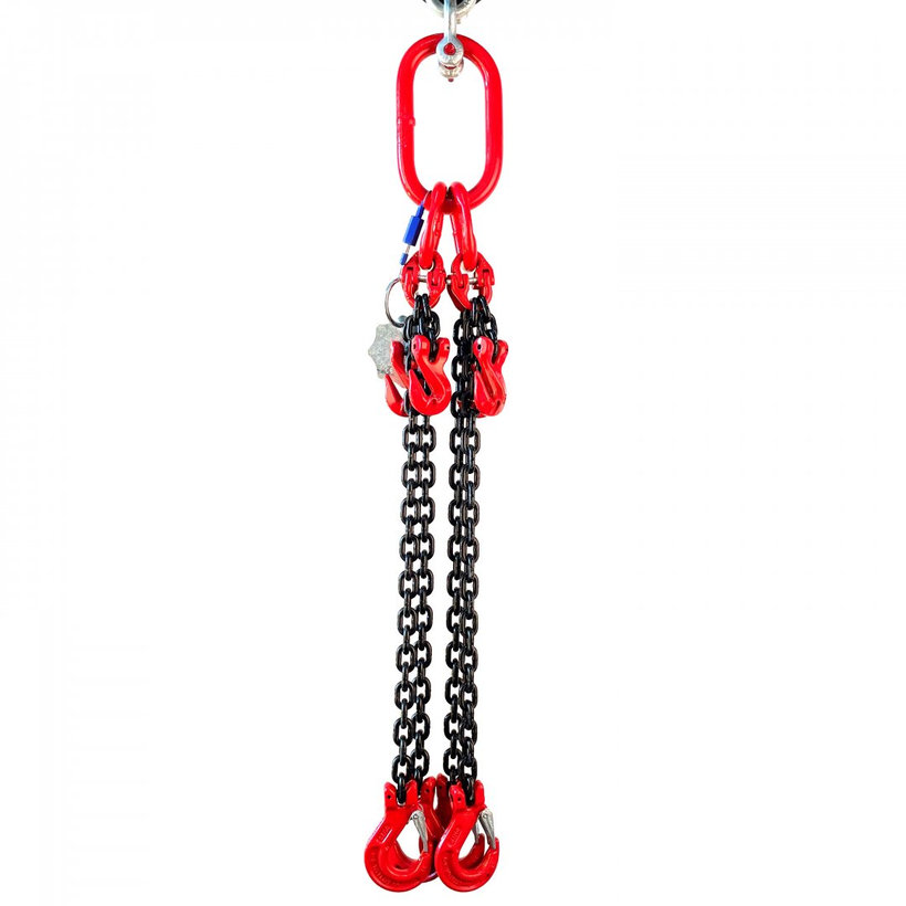 Reťazový záves oko-4 hák tr 80 so skracovačom (0,5 m, 2360/1700 kg, 6 mm)