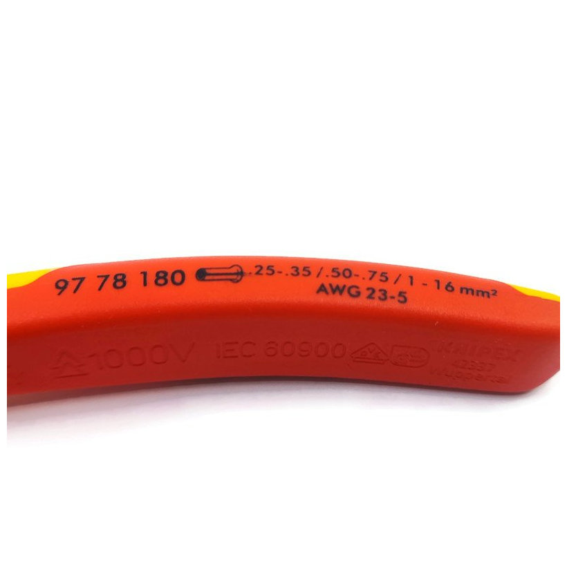 Kliešte lisovacie pre koncové dutinky 180 mm