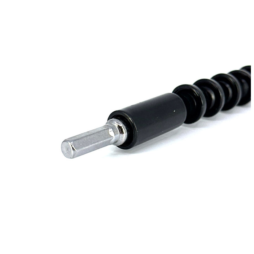 Dlhý flexibilný držiak na bity s rýchloupínaním - čierny