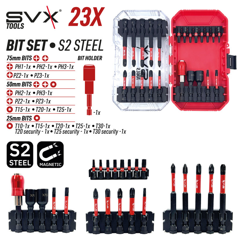 Sada bitov 23 dielna