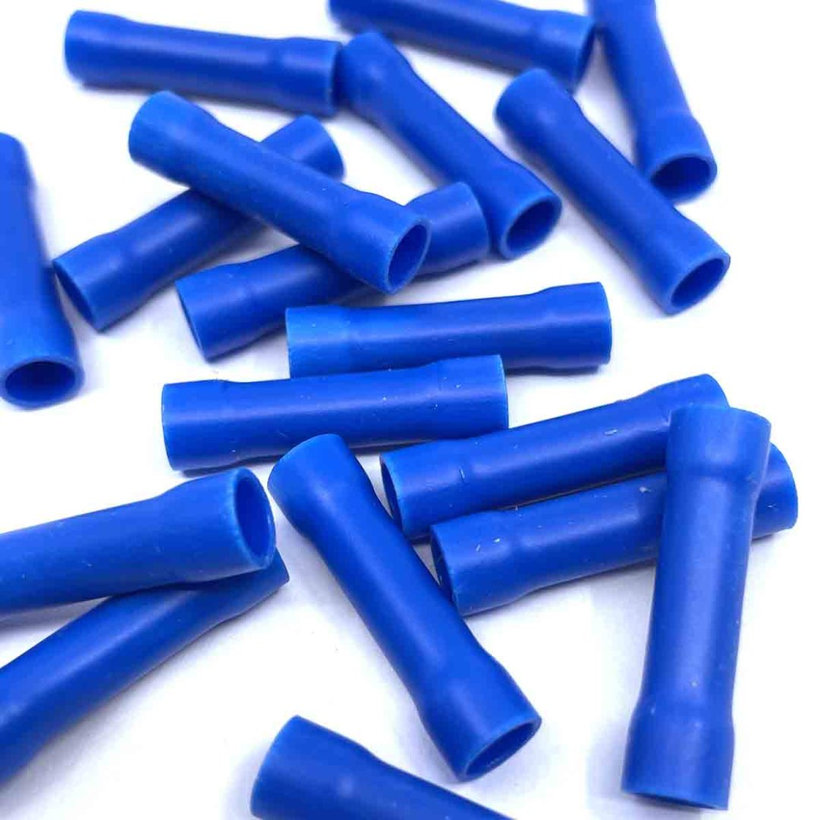 Izolovaná Cu lisovacia spojka modrá 2,5mm²